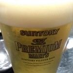 馳走庵 - モルツも良く冷えてて美味い