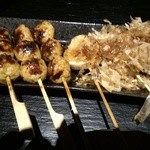 馳走庵 - ベロ酔い（串）つくねと長芋