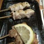 馳走庵 - ベロ酔い（串）わさびささみ、豚串
