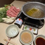 銀座 和牛 しゃぶしゃぶ 神楽 - 