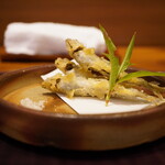 瞬 - ●天然稚鮎の天麩羅