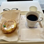 ヴィ・ド・フランス - 料理写真:お得なセット(清見オレンジと伊予柑のブリオッシュ+ホットコーヒー)