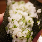 瞬 - 熱々な風味に抜群に立つ山椒の香り！そして塩が引き立てる破壊力抜群の旨さ！ 手間をかけた特別すぎる手巻きに感動。。