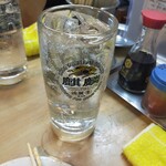 もつ焼 信 - チューハイ　タコハイ的な甘みがあります