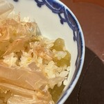 馳走 啐啄一十  - ふきのご飯のアップ