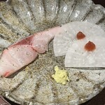 馳走 啐啄一十  - お代わりは口直しの大根と一緒に