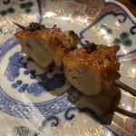 薪鳥新神戸 - ねぎまは中にネギは初めて。中にネギって最高