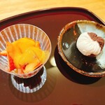 御料理 ふじ田 - 清見オレンジ いちご ルビーレッドキウイ
      あんちーず