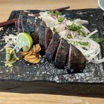 藁焼き鰹たたき明神丸 - 鰹の塩たたき