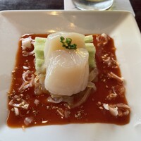 游玄亭 ホテルニューオータニ大阪店 - ホタテとクラゲの和え物