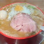 麺場 力皇 - 濃厚味噌らーめん+煮玉子