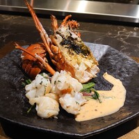 鉄板焼 雅 銀座 - 大伊勢海老の鉄板焼