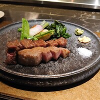 鉄板焼 雅 銀座 - A5黒毛和牛サーロインとシャトーブリアン