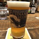 クラフトビールタップ - アロマティッククラシックラガー：１０９０円（チャージ、お通し無し）