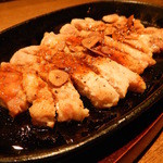 Wafuku tei - 鹿児島黒豚ロースのガーリックステーキ