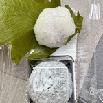 和菓子司 なぎら長春堂 - 柏餅とよもぎ大福