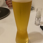 レストラン ラ・フロレゾン・ドゥ・タケウチ - 私はワインが飲めないので、飲み物は、ビールと、２杯目は知多のハイボールにしました。