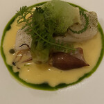 レストラン ラ・フロレゾン・ドゥ・タケウチ - 魚料理。天然鯛。