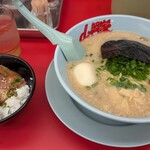 ラーメン山岡家 - プレミアム塩とんこつ　チャーシュー丼