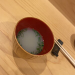 鮨 太一 - 貝出汁のお吸い物