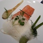 ミシェル・ブラス トーヤ ジャポン - 北海道サーモン。