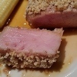 ミシェル・ブラス トーヤ ジャポン - 日高ポーク断面アップ。