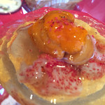 アルカション - 雲丹のムース/オマール海老と生ウニをのせて