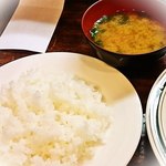 かつれつ四谷たけだ - ライスは多くないです