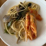ガーデニア(ホテルマイステイズプレミア成田) - 魚介ときのこの和風パスタ　ペンネ