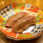 石臼挽蕎麦 三国家 - 赤城和牛炙り肉寿司