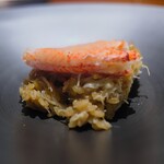 蒼 - 毛ガニのリゾット。