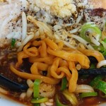 黒りりん - ジロウブラック　麺の太さ