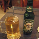 SAIGON INDIAN RESTAURANT - ハイネケンビール