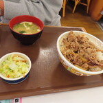 すき家 - 牛丼大盛＋おしんこｾｯﾄ