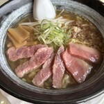 能登牛骨めん 匠八屋 - 醤油肉盛り