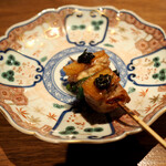 薪鳥新神戸 - ソリ + 行者にんにくのたまり醤油