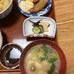 夥汲 - お味噌汁やフライも美味しい
