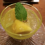 料理屋まえかわ - フルーツとゼリー