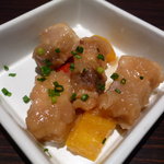 和ダイニング 小粋 - ☆お付き出し１つは冷たい酢豚ですね☆