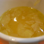 ライオンの卵 - オムバーグセットのスープ