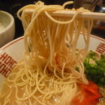 麺屋 侍 - バリカタの細麺ストレート