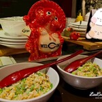 まど居 - ガーリックライス♡ カープ狸ﾄﾄﾓﾆ♡