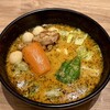 SOUP CURRY KING - ポーク角煮カリー、ウズラ3個追加