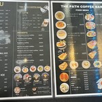 THE PATH COFFEE & BAR - メニュー