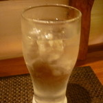 たらく うめ銀 - 芋焼酎黒霧島水割り三杯目