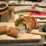 ネリマノたく庵 - アスパラチーズ