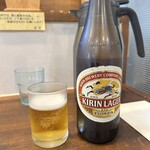 麺や しき - キリンラガー（600円）