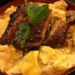 一番どり - 贅沢丼（親子丼+鳥照り焼き）