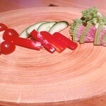 鼓道 - 付き出し