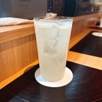 柳橋惣菜 ふく田 - レモンサワー　太陽の雨音